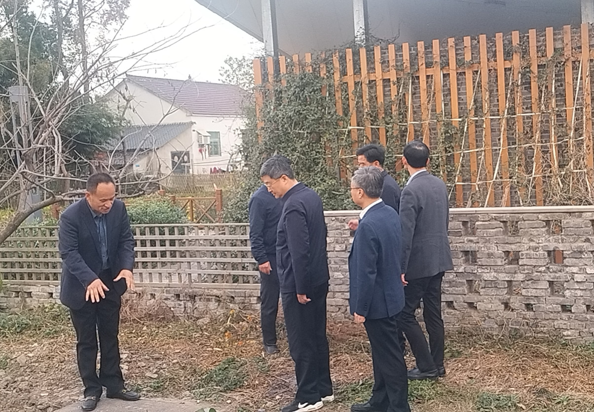 孫勇副省長(zhǎng)調(diào)研農(nóng)村生活污水治理工作